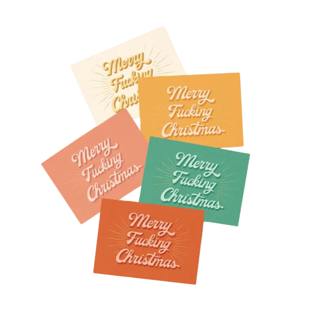 Paquet de 5 cartes de Noël