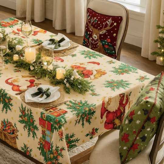 Nappe de Noël design 90's