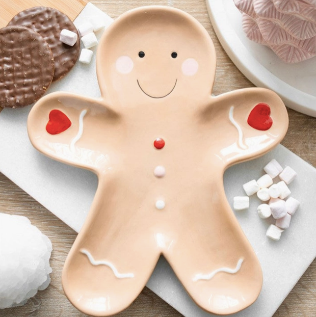 Assiette de service pain d'épice