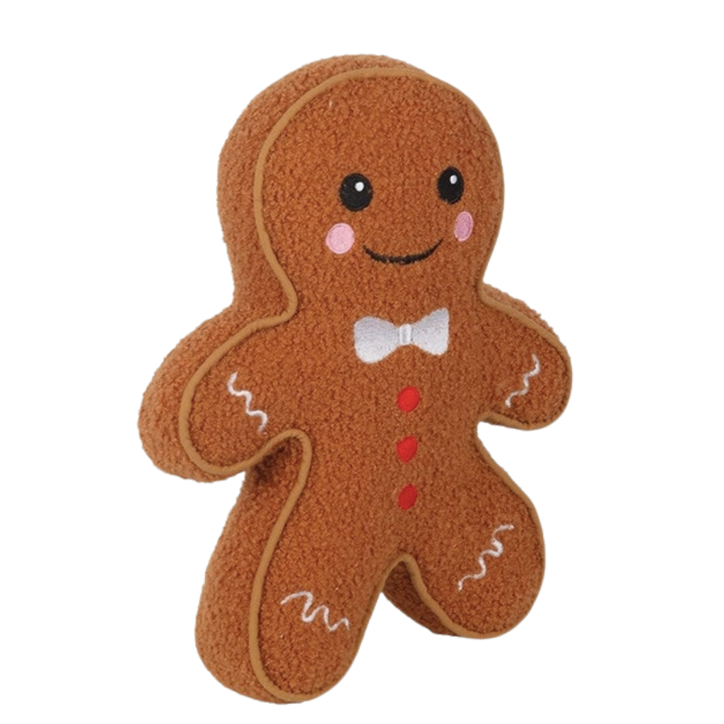 Coussin en bouclette pain d'épices