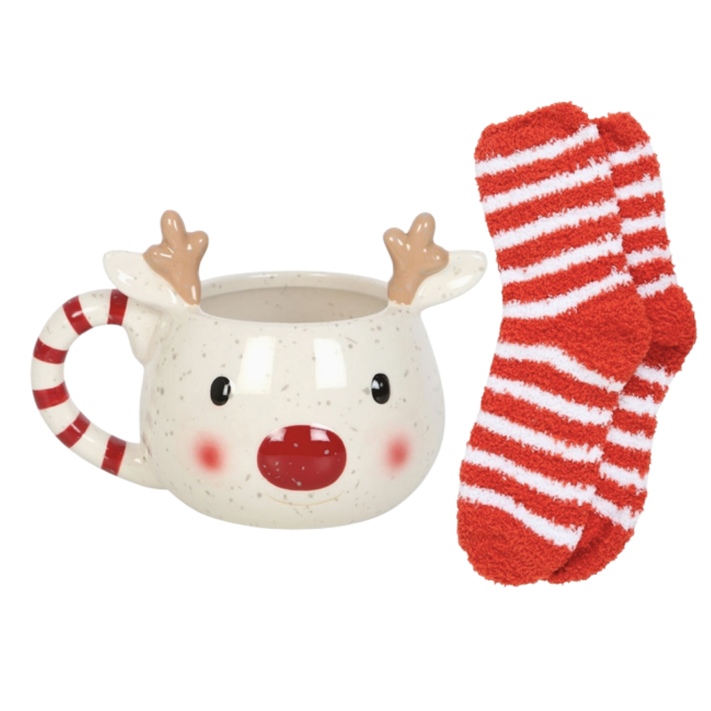 Mug et chaussettes Rudolphe