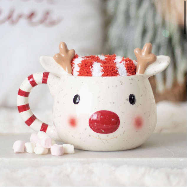 Mug et chaussettes Rudolphe